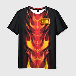 Футболка мужская PUBG: Hell Flame, цвет: 3D-принт