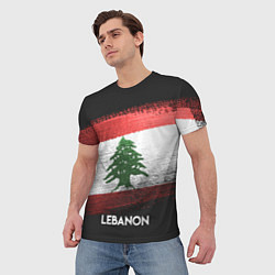 Футболка мужская Lebanon Style, цвет: 3D-принт — фото 2