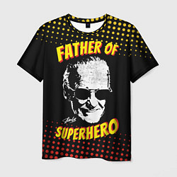 Футболка мужская Stan Lee: Father of Superhero, цвет: 3D-принт