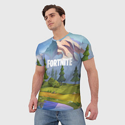 Футболка мужская Fortnite: Forest View, цвет: 3D-принт — фото 2