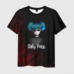 Футболка мужская Sally Face окровавленное лицо, цвет: 3D-принт