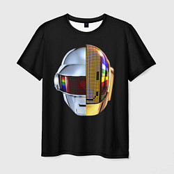 Футболка мужская Daft Punk: Smile Helmet, цвет: 3D-принт