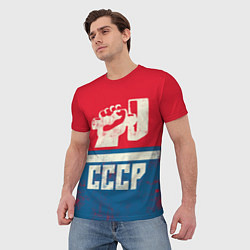 Футболка мужская СССР: Куй железо, цвет: 3D-принт — фото 2