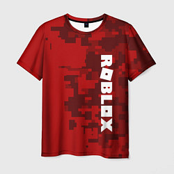 Футболка мужская ROBLOX: Red Camo, цвет: 3D-принт