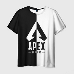 Футболка мужская Apex Legends: Black & White, цвет: 3D-принт