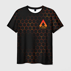 Футболка мужская Apex Legends: Orange Carbon, цвет: 3D-принт