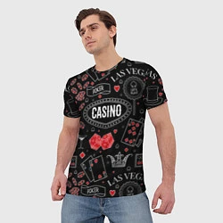 Футболка мужская Casino, цвет: 3D-принт — фото 2
