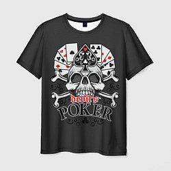 Футболка мужская Poker devils, цвет: 3D-принт