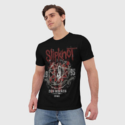 Футболка мужская Slipknot 1995, цвет: 3D-принт — фото 2