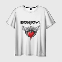Футболка мужская Bon Jovi, цвет: 3D-принт
