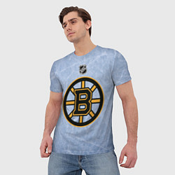 Футболка мужская Boston Bruins: Hot Ice, цвет: 3D-принт — фото 2