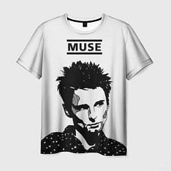 Футболка мужская Muse british rock band, цвет: 3D-принт