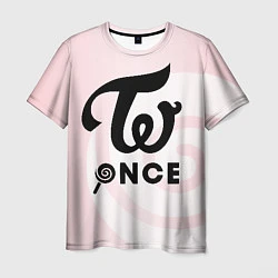 Футболка мужская TWICE ONCE, цвет: 3D-принт