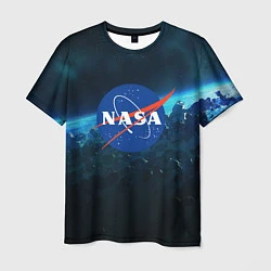 Футболка мужская NASA, цвет: 3D-принт
