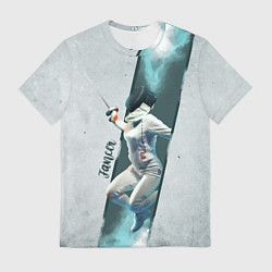 Футболка мужская Фехтовальщик, цвет: 3D-принт