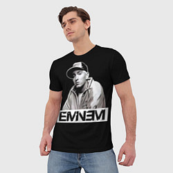 Футболка мужская Eminem, цвет: 3D-принт — фото 2