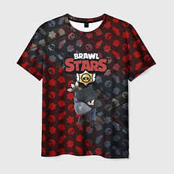 Футболка мужская BRAWL STARS:CROW, цвет: 3D-принт