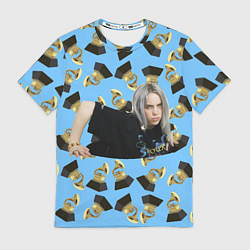 Футболка мужская Billie Eilish Grammy, цвет: 3D-принт