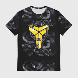 Футболка мужская Los Angeles LakersKobe Bryan, цвет: 3D-принт