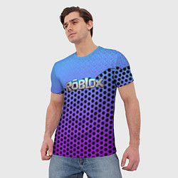 Футболка мужская Roblox Gradient Pattern, цвет: 3D-принт — фото 2