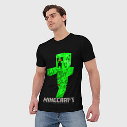 Футболка мужская MINECRAFT CREEPER, цвет: 3D-принт — фото 2