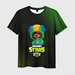 Футболка мужская BRAWL STARS Leon, цвет: 3D-принт