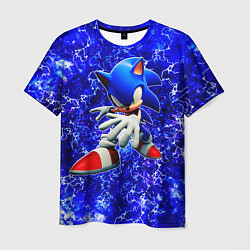 Футболка мужская Sonic Молнии, цвет: 3D-принт