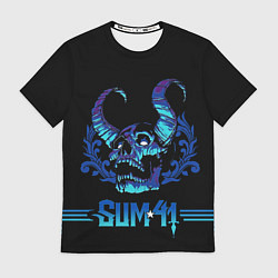 Футболка мужская Horned skull, цвет: 3D-принт