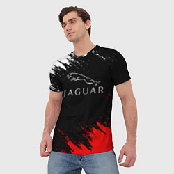 Футболка мужская Jaguar, цвет: 3D-принт — фото 2