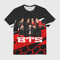 Футболка мужская BTS, цвет: 3D-принт