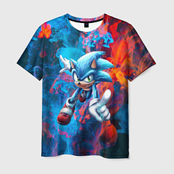 Футболка мужская SONIC, цвет: 3D-принт