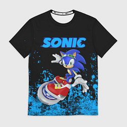 Футболка мужская Sonic, цвет: 3D-принт