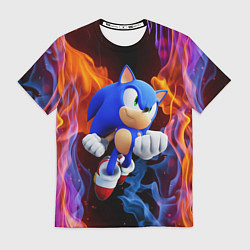 Футболка мужская SONIC, цвет: 3D-принт