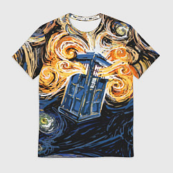 Футболка мужская Van Gogh Tardis, цвет: 3D-принт