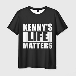 Футболка мужская KENNYS LIFE MATTERS, цвет: 3D-принт