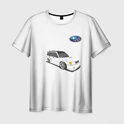 Футболка мужская SUBARU, цвет: 3D-принт
