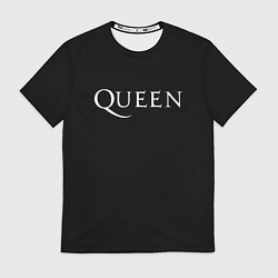Футболка мужская QUEEN НА СПИНЕ, цвет: 3D-принт