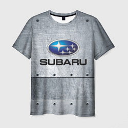 Футболка мужская SUBARU, цвет: 3D-принт