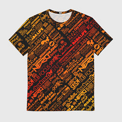 Мужская футболка Музыкальные бренды