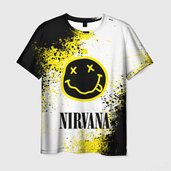 Футболка мужская NIRVANA, цвет: 3D-принт