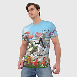 Футболка мужская Studio Ghibli, цвет: 3D-принт — фото 2