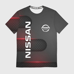 Футболка мужская NISSAN, цвет: 3D-принт