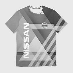 Футболка мужская NISSAN, цвет: 3D-принт