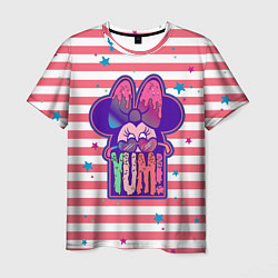 Футболка мужская Minnie Mouse YUM!, цвет: 3D-принт