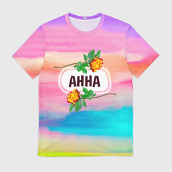 Футболка мужская Анна, цвет: 3D-принт