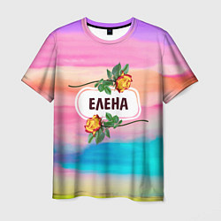 Футболка мужская Елена, цвет: 3D-принт