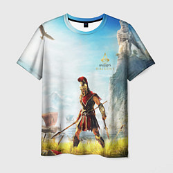 Футболка мужская AssassinS Creed Origins odyssey, цвет: 3D-принт