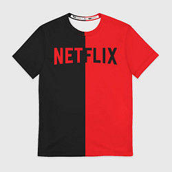 Футболка мужская NETFLIX, цвет: 3D-принт