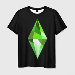 Футболка мужская The Sims Plumbob, цвет: 3D-принт