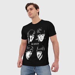 Футболка мужская THE BEATLES, цвет: 3D-принт — фото 2